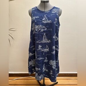 Cynthia Rowley Navy Linen Dress